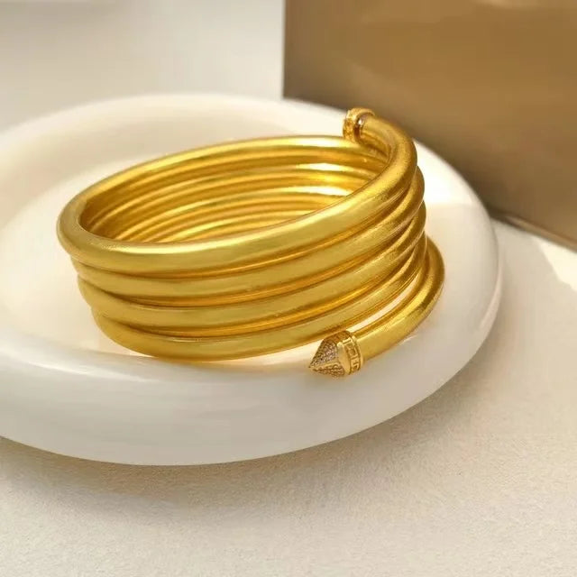 Glitter Soft Silicone Bangles Bracelet for Women