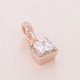 Elegance Pendant Rose Beads Jewelry Making Fit Silver Charm Bracelet