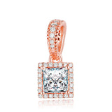 Elegance Pendant Rose Beads Jewelry Making Fit Silver Charm Bracelet