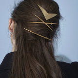 Vintage Hair Clip Silver Punk Leaves Comb Hairpins Women Girls Party Accessories