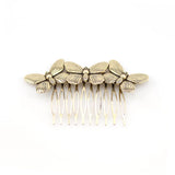 Vintage Hair Clip Silver Punk Leaves Comb Hairpins Women Girls Party Accessories