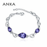 Crystal Water Drop Bracelet - Women's Jewelry