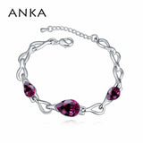 Crystal Water Drop Bracelet - Women's Jewelry
