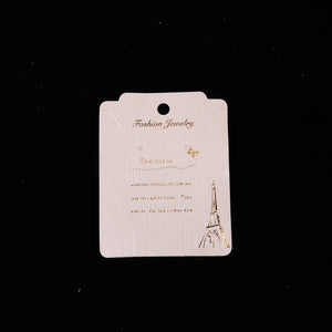 Set of 50 Classical Pattern Necklace/Bracelet Cards