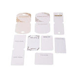 Set of 50 Classical Pattern Necklace/Bracelet Cards