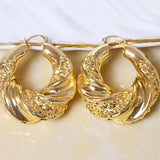 Big Hoop Earrings Geometric Wedding Copper Jewelry Findings