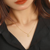 925 Silver Sun Pendant Necklace Plated