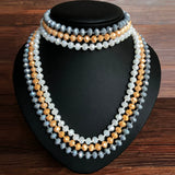 Crystal Beads Knotted Long Necklace for Women