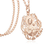 Snail Necklace Rose/White Pendant 585 Jewelry God Chains