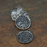 Crystal Beads Pave Round Charm Pendant for Jewelry Making