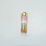 Yellow Crystal Quartz Cylinder Pendant Natural Geode Druzy Stone Necklace
