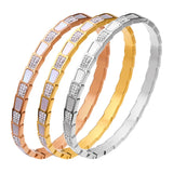 Snake Bone Buckle Stainless Steel Bracelet for Couples