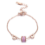 Titanium Steel Transfer Bead Retro Bracelet