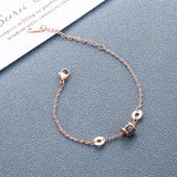 Titanium Steel Transfer Bead Retro Bracelet