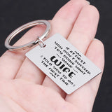 Funny Husband Keychain - Listen to Your Wife Advice