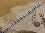 Keel Dragon Bracelet Men's Domineering Silver Retro Men Cuff Bracelet