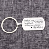 Keychain BBF Gift Stainless Steel Keyring Holder Jewelry Trinkets