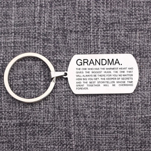 Grandma Gift Keychain Family Jewelry Car Accessories