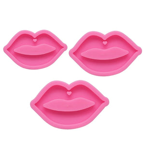 Sexy Lips Mouth Shape Keychain Silicone Mold DIY Candy Ice Cream Molds