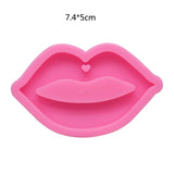Sexy Lips Mouth Shape Keychain Silicone Mold DIY Candy Ice Cream Molds