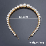 Baroque Faux Pearl Hairband for Women