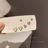 Zircon Bowknot Mickey Head Earrings Women Creative Gift