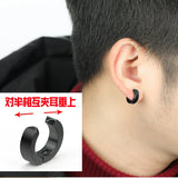 Punk Earrings Titanium Steel Anti Allergy Clip Ear Nails
