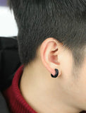 Punk Earrings Titanium Steel Anti Allergy Clip Ear Nails