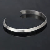 Matte Stainless Steel Bracelets Bangles for Women