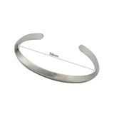 Matte Stainless Steel Bracelets Bangles for Women