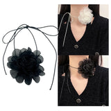 Lace Necklace Chokers For Women Rose Flower Neckband Collar