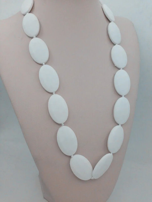 Silicone Weave Teething Necklace for Mommy