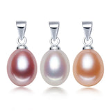 5A Flawless Cultured Pearl Pendant for DIY Necklace - Melon Seed Clasp