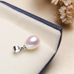5A Flawless Cultured Pearl Pendant with Clasp for DIY Necklace