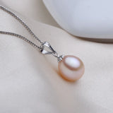 5A Flawless Cultured Pearl Pendant with Clasp for DIY Necklace
