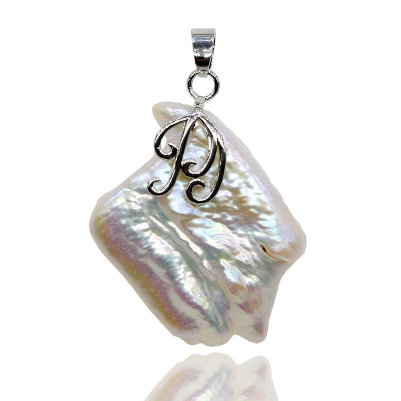 Natural Freshwater Pearl Pendant Baroque Ladies Necklace