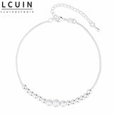 Lady Silver Anklet with Top Ball - Party Birthday Gift