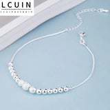 Lady Silver Anklet with Top Ball - Party Birthday Gift