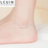 Lady Silver Anklet with Top Ball - Party Birthday Gift