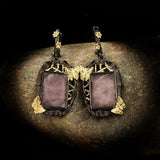 Bohemian Style Crystal Butterfly Earrings