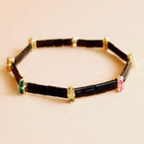 Lady High Bracelet Colourful Plexiglass Bangles Stackable Women Armband