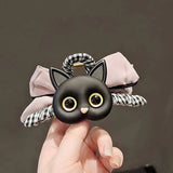 Cartoon Ponytail Clip Cat Scratch Clip Fabric Hair Accessories for Women