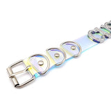 Personalized Laser PVC Choker Rhinestone Name Necklace for Women & Men