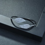 Adjustable Open Bangle Women Micro CZ Pave Bangle B-146