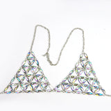Sexy Bra Body Necklace Chain Rhinestone Statement Necklace & Pendant