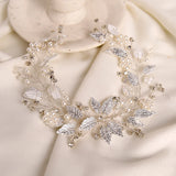 Leaf Bridal Hairband Rose Hair Jewelry Headband