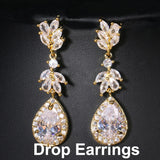 Leaf Zircon Clips Earrings Silver Crystal Wedding Ear Cuff Jewelry