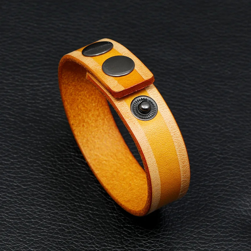 Vintage Leather Bracelet Punk Rope Wrap Wristband