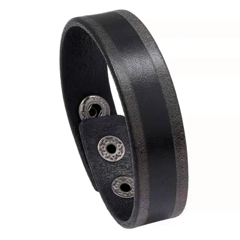 Vintage Leather Bracelet Punk Rope Wrap Wristband