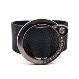 Bohemian Leather Bracelet For Women Geometric Charm Wide Wrap Jewelry Gift